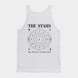 The Stars are the Map to Your Soul Astrology Tank Top